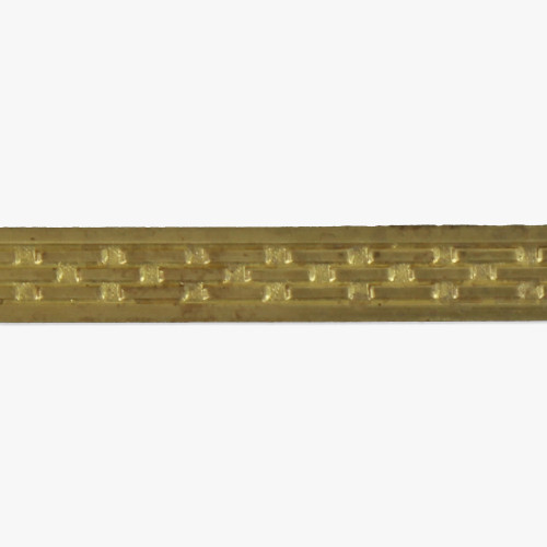 1/4in Brass Chain Link Design Banding - Sold in 10Ft Lengths