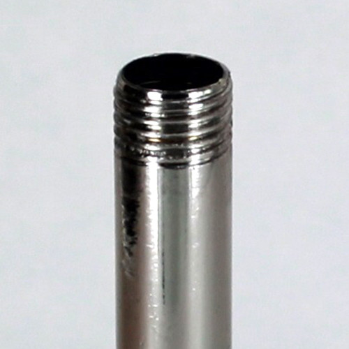 7in. Nickel Plated Finish Pipe with 1/4ips. Thread