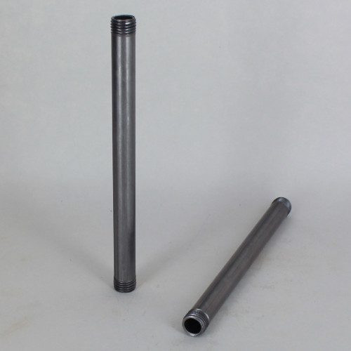 2in. Long 1/4ips (1/2in O.D) Unfinished Steel Round Hollow Pipe