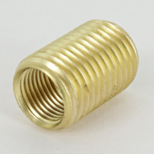 3/4in Long - 1/8IPS Female X 1/4ips Male Unfinished Brass Reducer