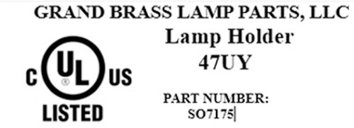 SILVER E-26 BASE PHENOLIC SOCKET WITH SMOOTH SHELL AND 1/8IPS. CAP