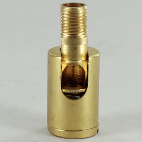 1/8ips Threaded 90 Degree Small Swivel - Unfinished Brass