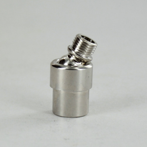 1/8ips Threaded Modern Adjustable Swivel - Polished Nickel Finish