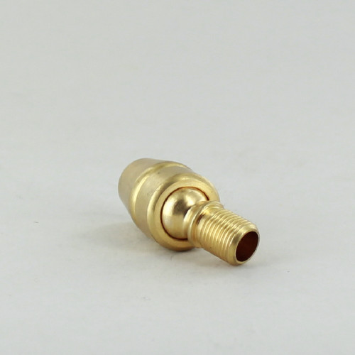 1/8IPS Threaded Tapered Swivel - Unfinished Brass