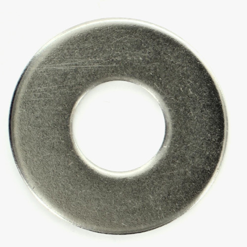 1in. Diameter - Steel Washer - 1/8ips. Slip Center Hole - Nickel Plated Finish