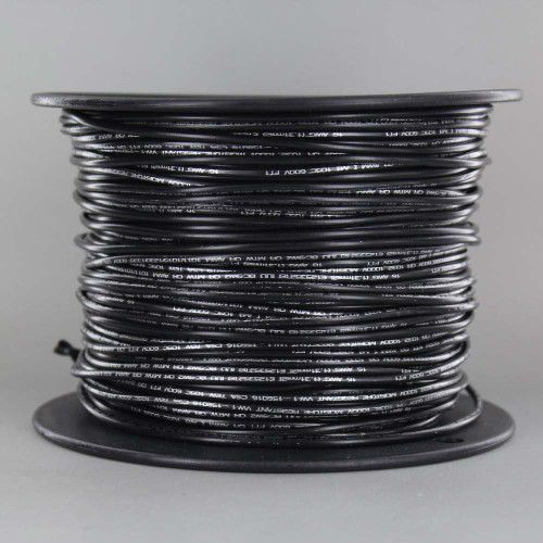 16/1 Single Conductor AWM 105 Degree Black Wire