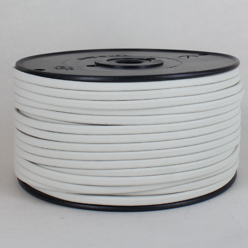 18/2 SPT-1 Oatmeal Nylon Over Braid White 105 Degree Wire