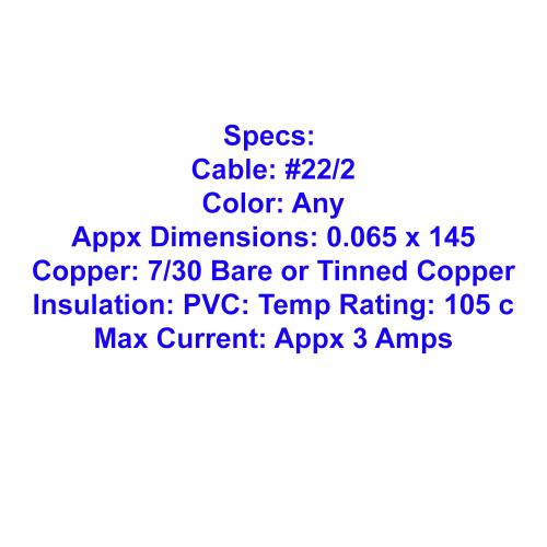 22/2 PLT I-64 White Wire