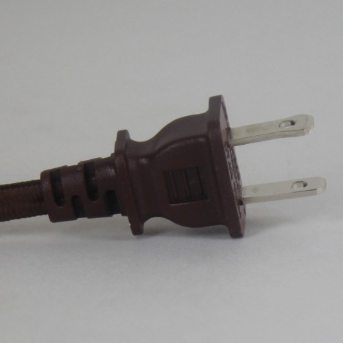 BROWN 18FT 18/2 SPT-2 CLOTH COVERED POWERCORD WITH TOGGLE SWITCH