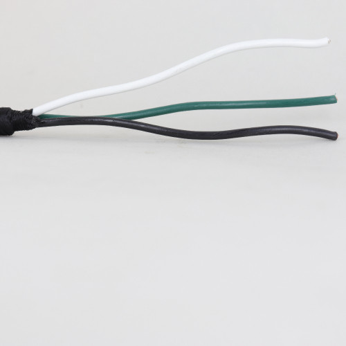 3ft Long - 18/3 SVT-B Black Cloth Covered Pre-Processed Wire Harness