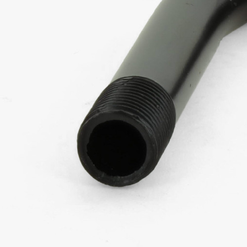 1/8ips Male Threaded 3in Long 90 Degree Bent Arm - Black Finish