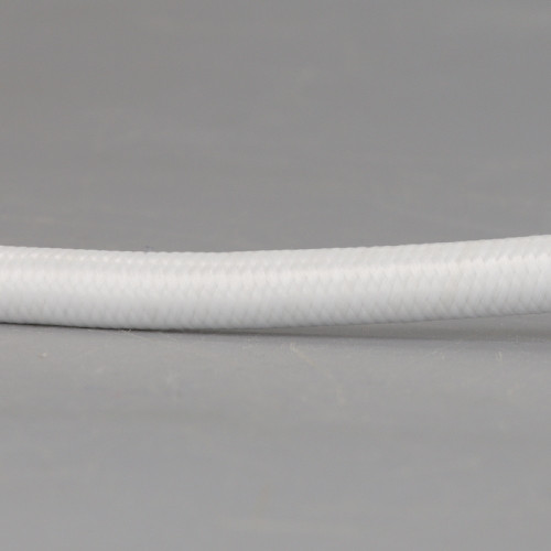 17ft Long - 18/3 SVT-B White Cloth Covered Pre-Processed Wire Harness