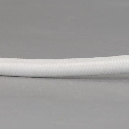 17ft Long - 18/3 SVT-B White Cloth Covered Pre-Processed Wire Harness