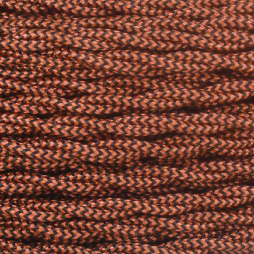 18/2 Twisted Black/Copper Zig-Zag Pattern Rayon Covered Wire