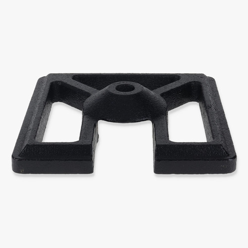 5-5/16in. Square Cast Iron Weight with 1/8ips. Slip Through Center Hole