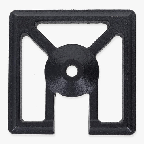 5-5/16in. Square Cast Iron Weight with 1/8ips. Slip Through Center Hole