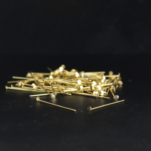 1in. Brass Crystal Pin