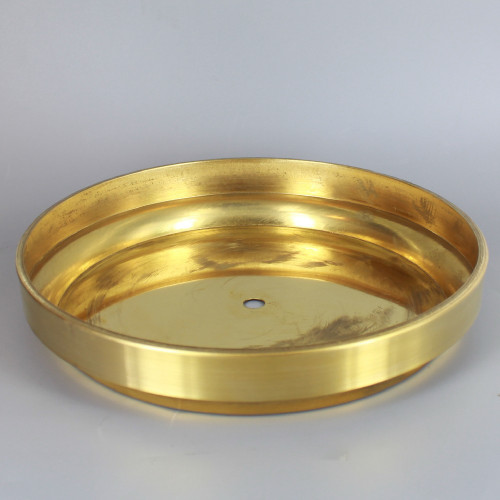 7-1/2in. SEAT SPUN COVE BASE UNFINISHED BRASS COVE BASE