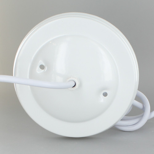 4in. Neckless Ball Prewired Fixture Kit - White Finish