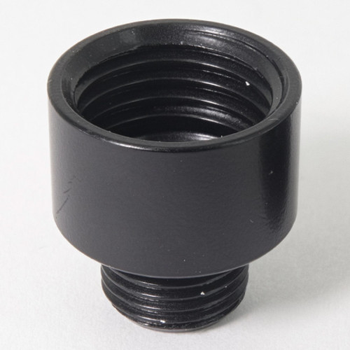 1/8ips Male X 1/4ips Female Straight Nozzle - Black Powdercoated Finish