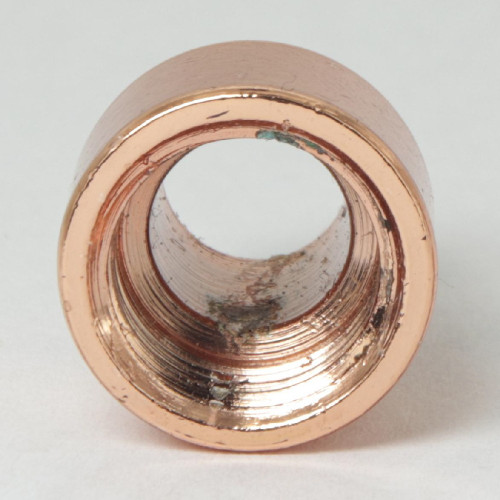1/8ips Male X 1/8ips Female Polished Copper Finish Straight Nozzle