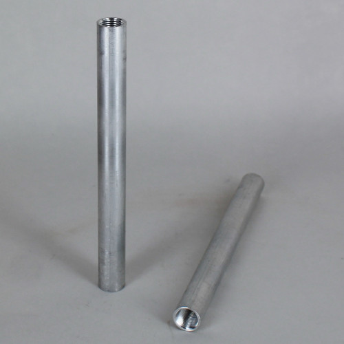 24in. Unfinished Aluminum Pipe with 1/8ips. Female Threaded Ends