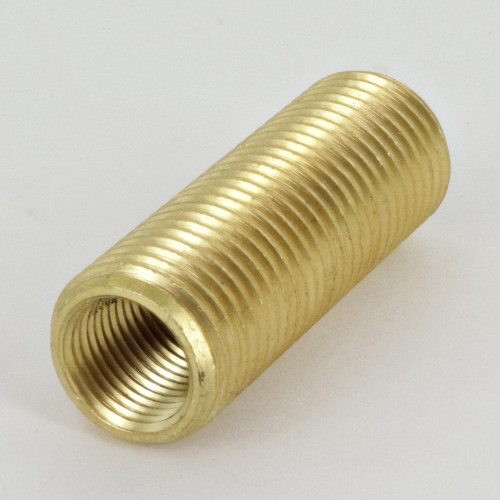 1-1/2in Long - 1/8IPS Female X 1/4ips Male Unfinished Brass Reducer