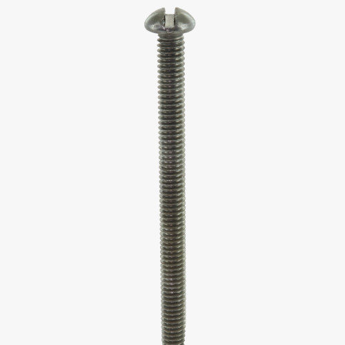 8/32 Thread Unfinished Steel 3in. Long Slotted Head Screw