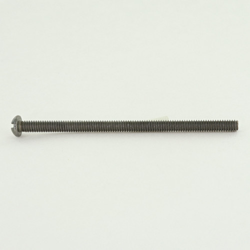 8/32 Thread Unfinished Steel 3in. Long Slotted Head Screw