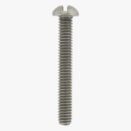 8/32 Thread Unfinished Steel 1-1/2in. Long Slotted Head Screw