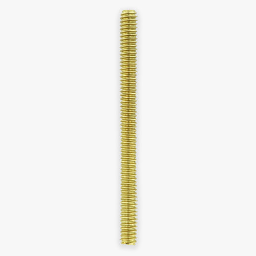 2in Long X 8/32 Threaded Unfinished Brass Stud