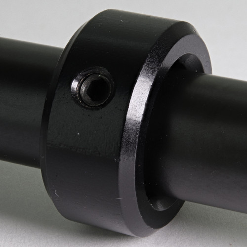 1/2in. Modern Slip Ring with Side Screw - Slips 1/4ips Pipe - Powdercoated Black Finish