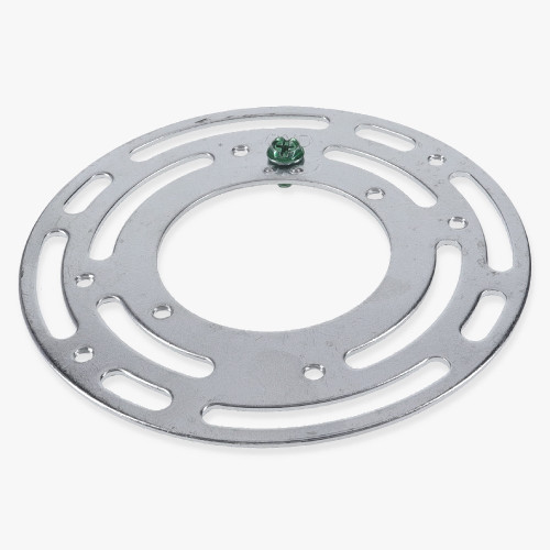 4in Diameter Round  Zinc Plated Steel Universal Mounting Crossbar.