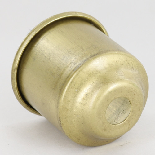 1-3/8in. Rolled Edge Cup - Unfinished Brass