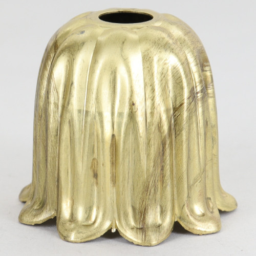 Pointed Leaf Husk Cup - Unfinished Brass