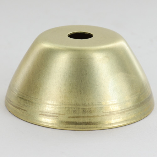 2-3/8in Diameter Cylindrical Cup - Unfinished Brass