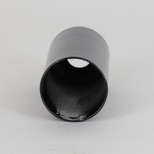 1-15/16in. Tall Candelabra Socket Cup - Black Powdercoat Finish