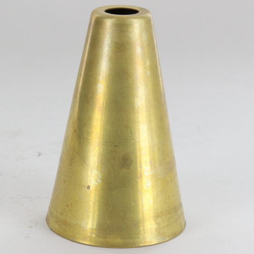 1-11/16in Diameter Baby Cone - Unfinished Brass