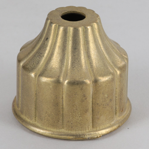 1/8ips - 2in Diameter X 1-7/8in H Cast Brass Cup - Unfinished Brass