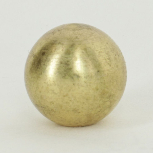 1/2in. Diameter Solid Brass Ball with 6/32 Female Tapped Blind Hole.
