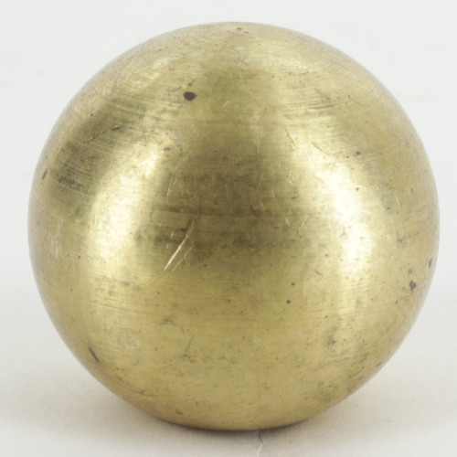 1-1/8in. Diameter Solid Brass Ball with 1/8ips Female Tapped Blind Hole.