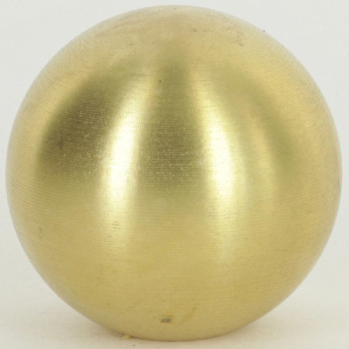 1-1/2in. Diameter Solid Brass Ball with 1/8ips. Female Tapped Blind Hole