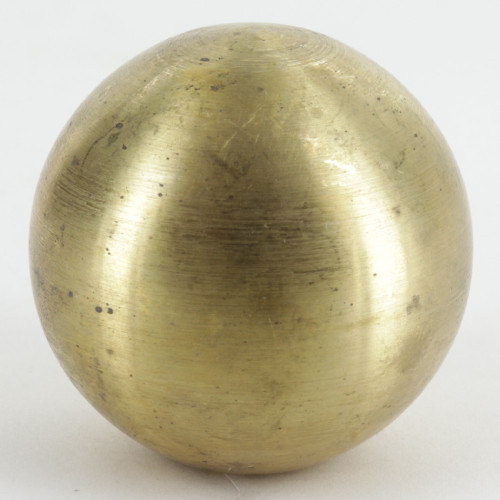 1-3/4in. Diameter Solid Brass Ball with 1/8ips. Female Tapped Blind Hole