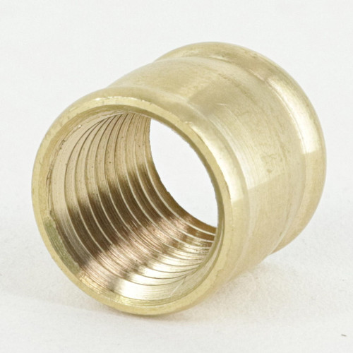 1/4ips. X 1/4ips. Female Threaded Unfinished Brass Barrel Coupling