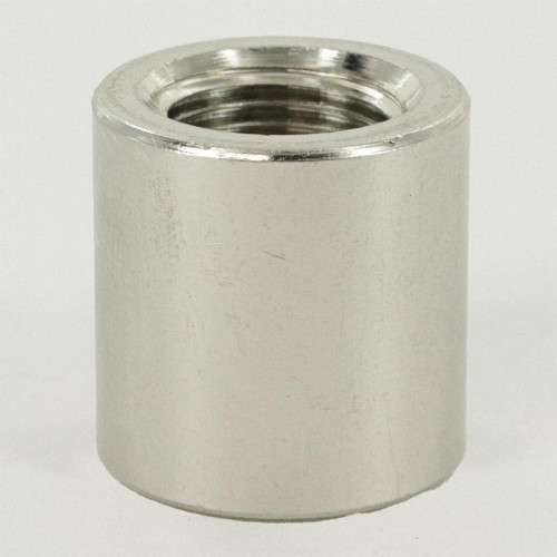 1/8ips - 5/8in X 5/8in Cylinder Coupling - Nickel Plated