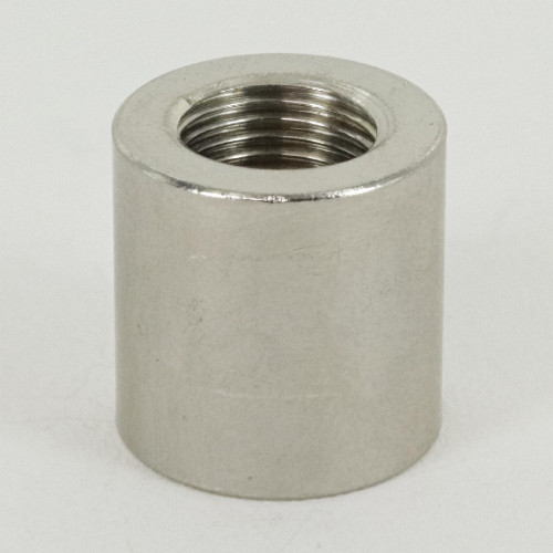 9/16in W x 5/8in H - 1/8ips. X 1/4ips. Female Threaded Nickel Plated Finish Straight Coupling