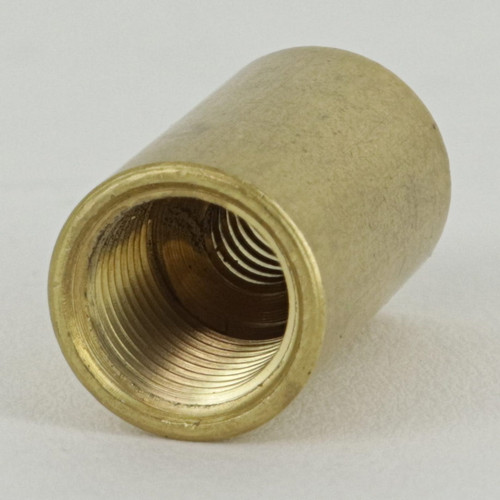 1/4-20 UNC X 1/8ips. Thread Unfinished Brass Straight Coupling