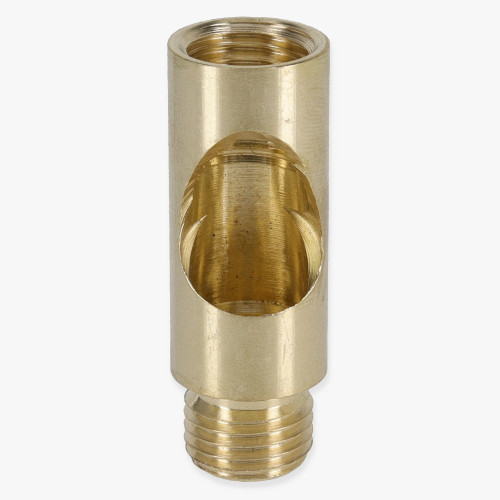 1/4ips - 13/16in  X 1-3/4in Coupling - Unfinished Brass