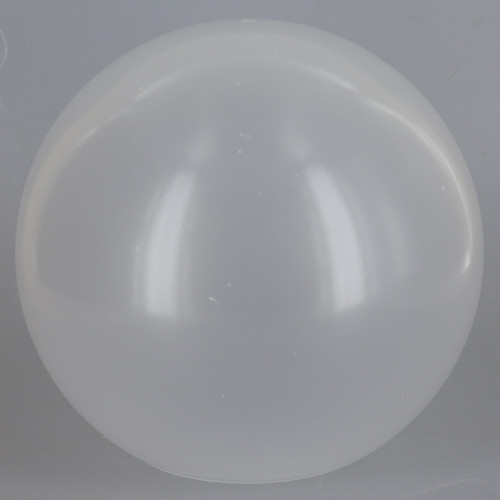 6in Diameter X 3in Diameter Hole Acrylic Neckless Ball - Frosted