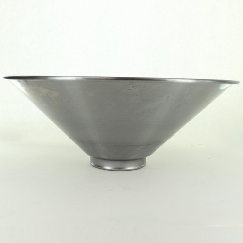 12in. Unfinished Steel Cone Shade with 3-1/4in. Neck